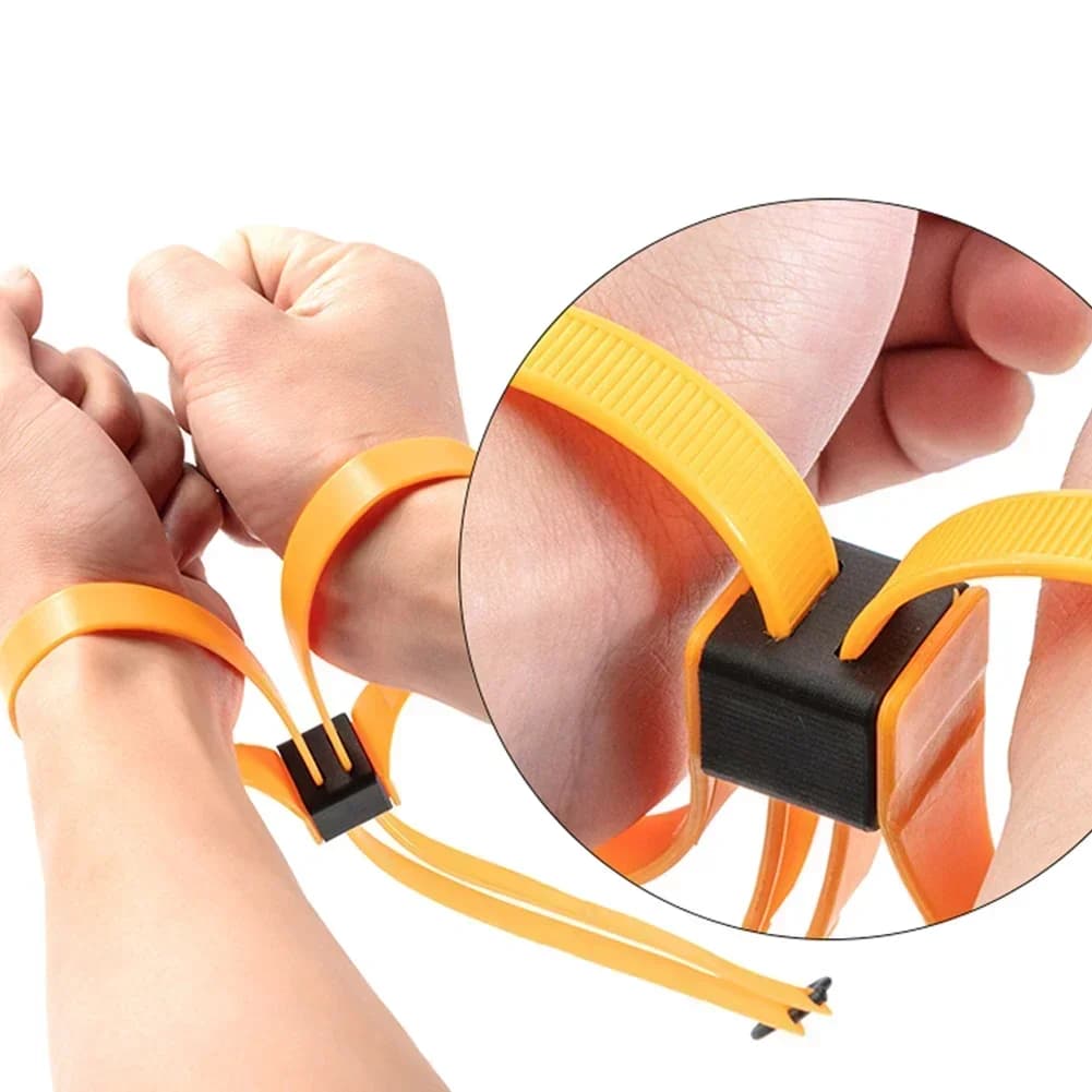 Manette per fascette tattiche in plastica Manette per cintura decorativa sportiva CS TMC Sport Gear Fascette usa e getta Nero Arancione Giallo