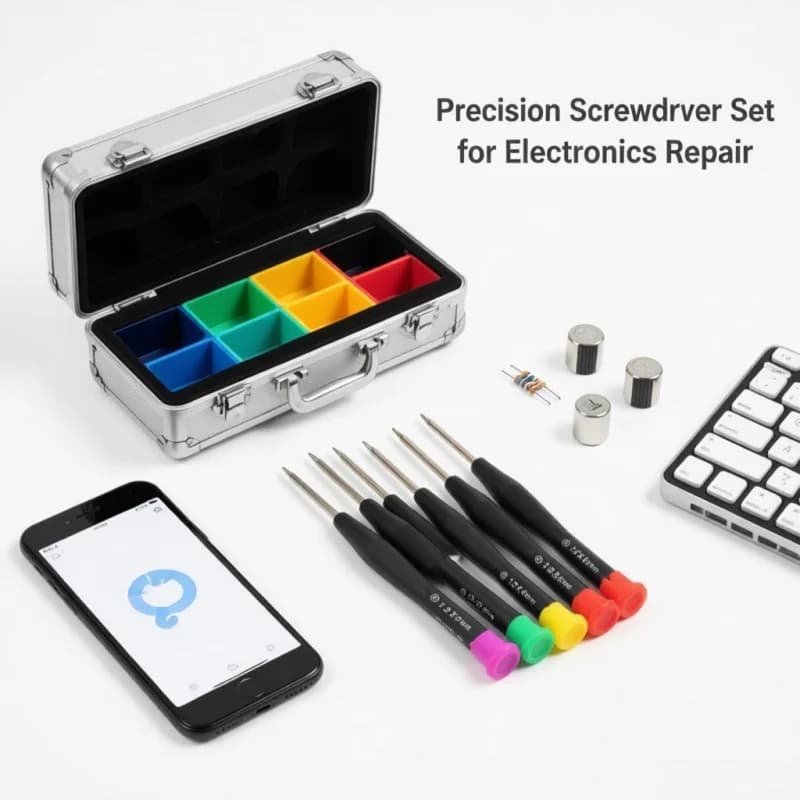 Cacciavite di Precisione con Punta Magnetica per Riparazione di Dispositivi Samsung, Smartphone, Laptop, Orologi, Fotocamere e Occhiali