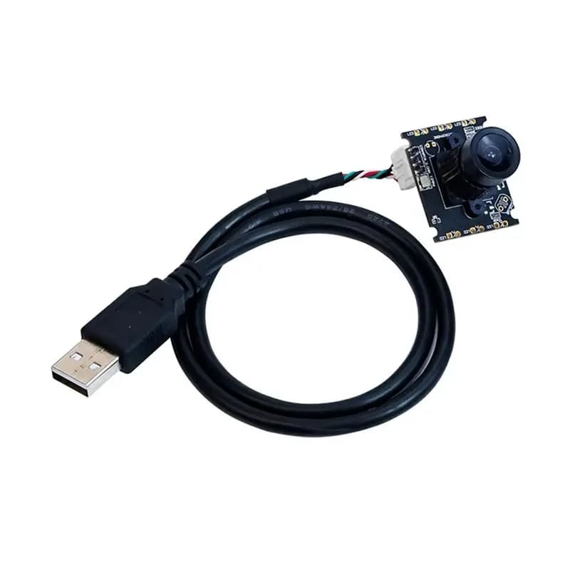 Modulo Fotocamera USB A99E-0.3MP 240P/480P 30Fps HD con Visione AI e Grandangolo, Scheda Plug-and-Play per Raspberry Pi Jetson Smart Robot Car Kit
