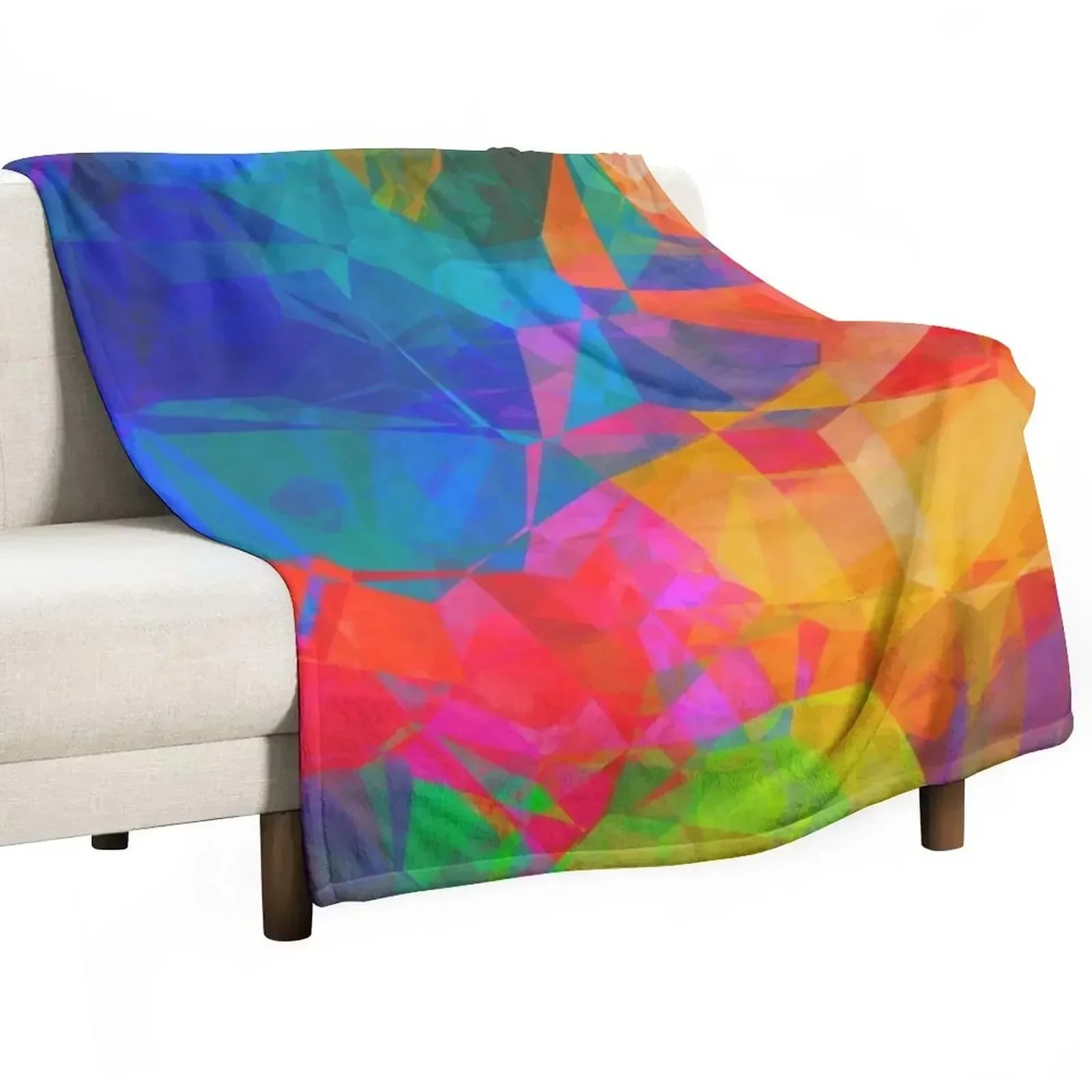 Vibrant Abstract Color Burst Throw Blanket For Baby Custom Blankets For Baby Sofa Throw halloween Sleeping Bag Blankets