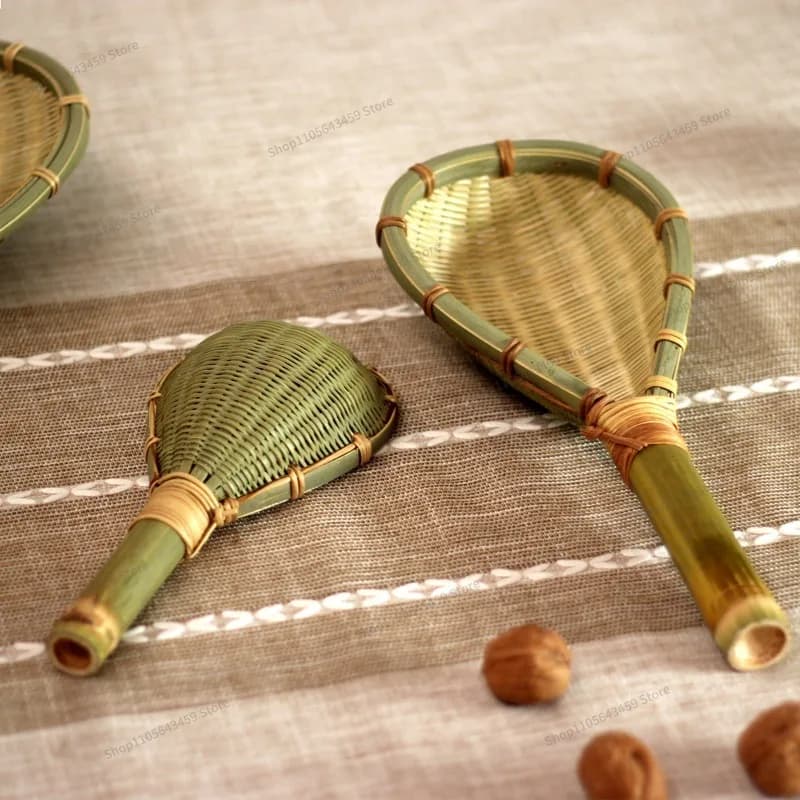 For bamboo products, bamboo colander, noodle fishing spoon Malatang filter bamboo net spoon