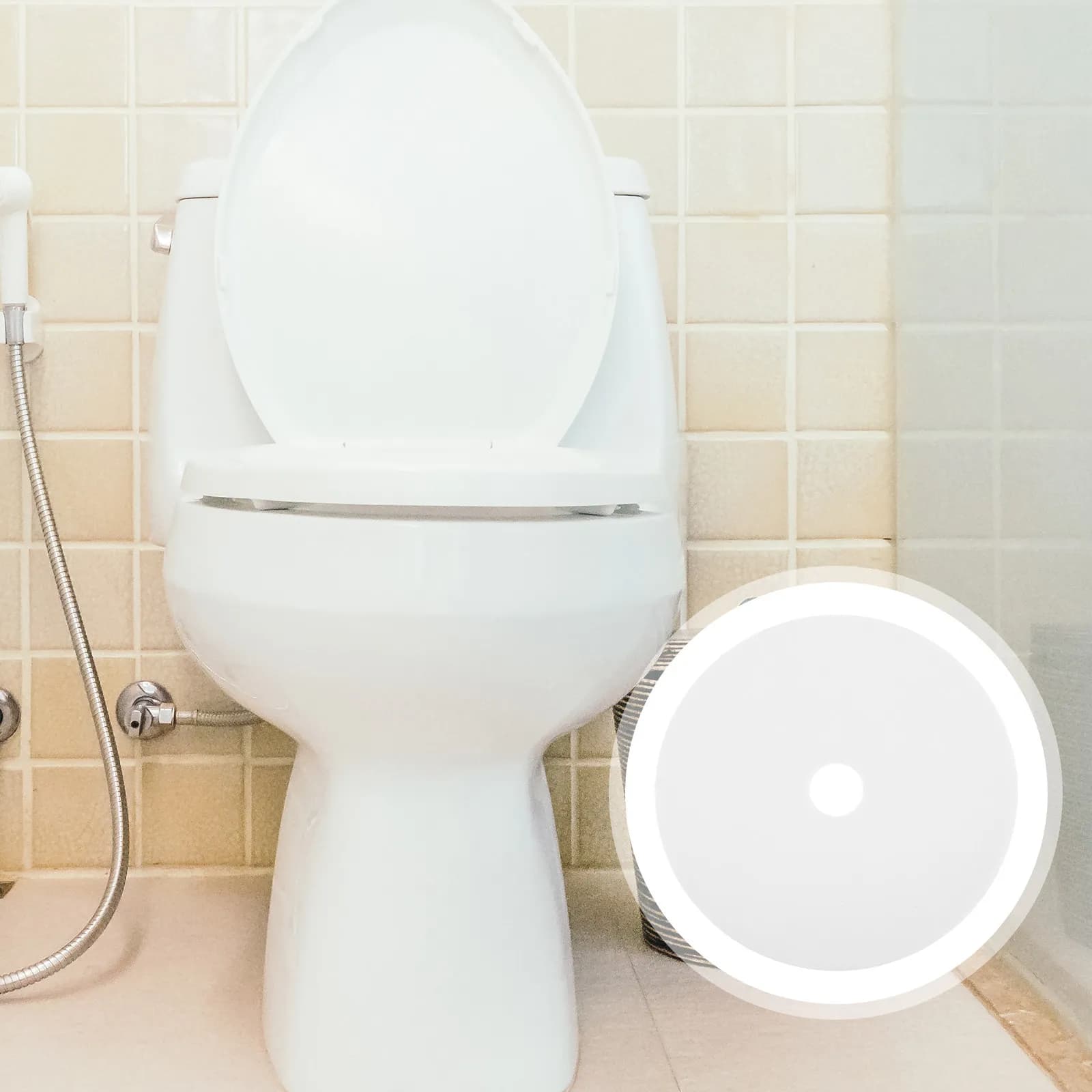 4 Pezzi Ricariche per Spazzola WC con Copertura Anti-Odore, Robuste e Anti-Odore, Accessorio per la Pulizia del Bagno, Ricambio per Testina della Spazzola