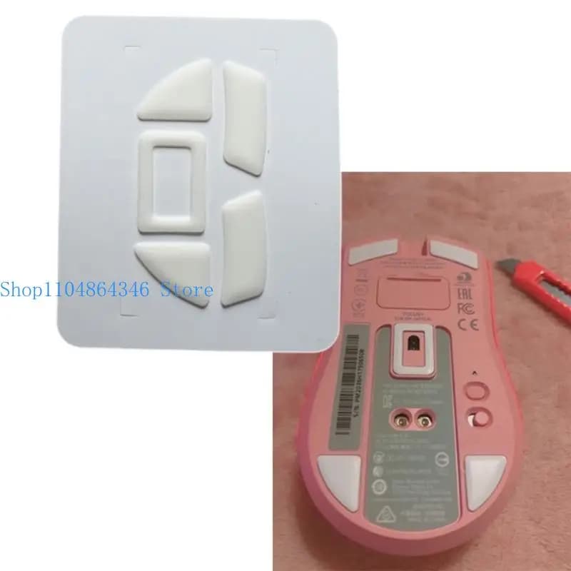 652F Esports Ice Version Mouse Feet for VIPER Game Mechanical Mouse (1 Set Replacement Mice Feet)
