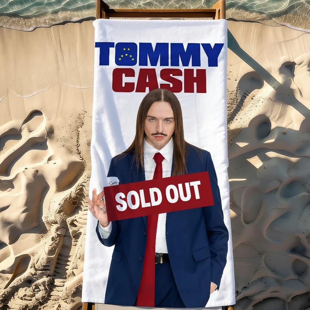 Asciugamano Singer Tommy Cash, asciugamano sportivo, ad asciugatura rapida, per viaggi, campeggio, resistente alla sabbia, morbido, leggero, grande, per la spiaggia