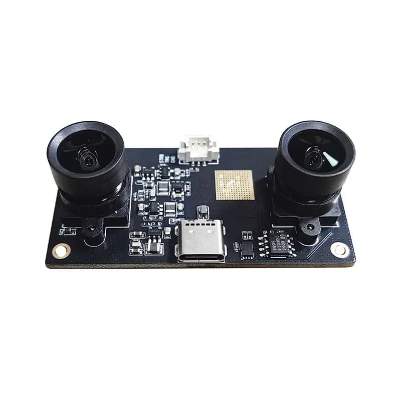 Telecamera binoculare da 2 milioni Telecamera con otturatore globale USB Modulo industriale per ricostruzione tridimensionale sincrono a 60 fotogrammi