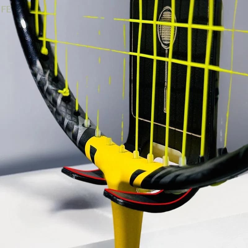 Supporto da Parete Universale per Racchette da Tennis, Espositore Verticale in Acciaio Inox, Gancio da Parete per Racchette da Badminton
