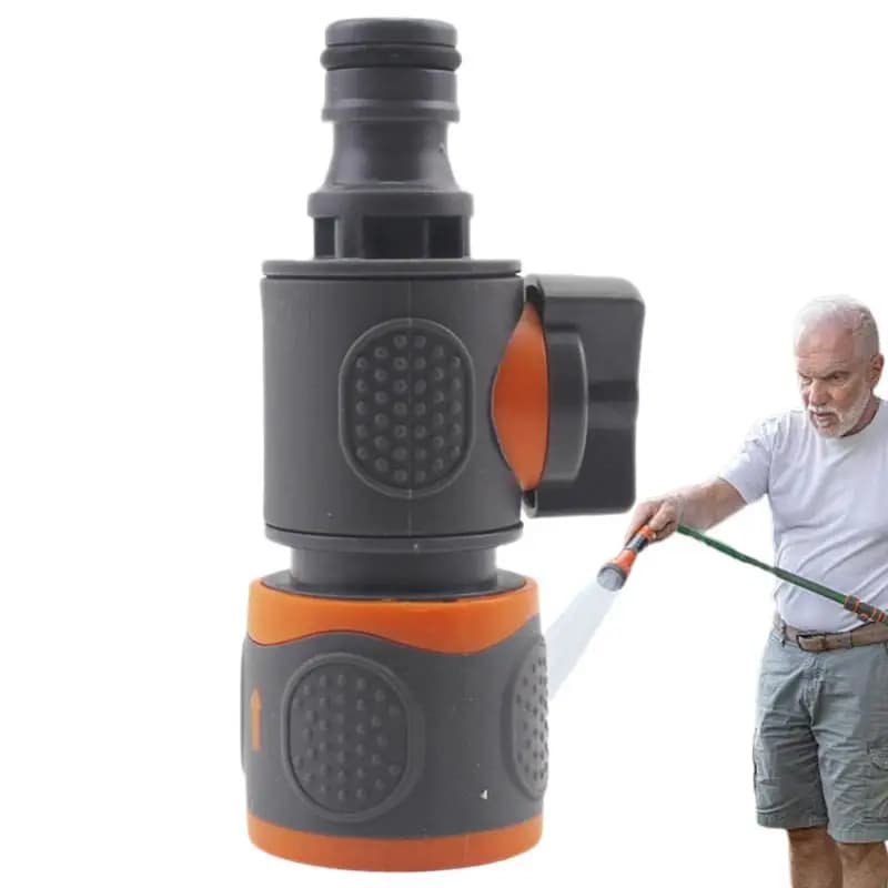 Connettori e raccordi per tubi dell'acqua Estensore per valvole per tubo da giardino a sgancio rapido Connettore adattatore per tubo dell'acqua con valvola di controllo