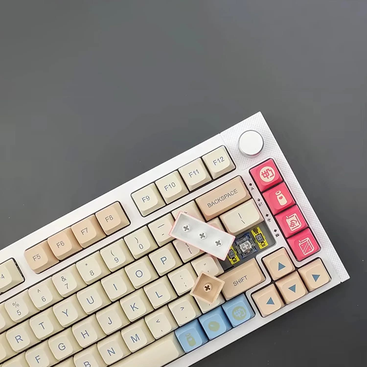 139 tasti Remake Latte di soia Keycap XDA Profilo PBT Dye Keycaps Classico Latte di soia per Cherry MX Switch Tastiera meccanica ISO personalizzata