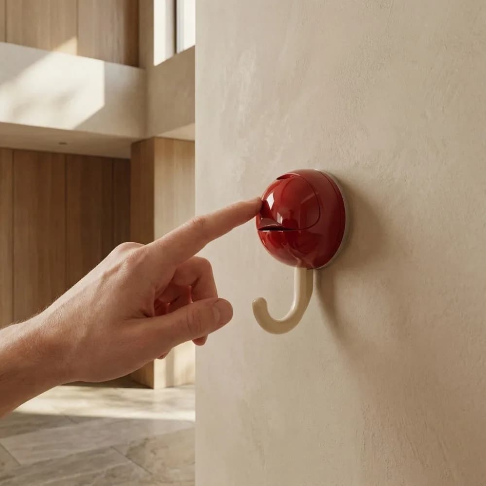 Ganci a ventosa in plastica, colori pastello, senza tracce, per asciugamani, salvaspazio, a testa tonda, per cucina e bagno