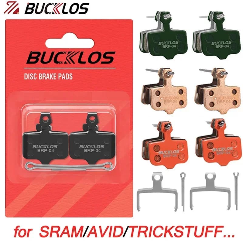 BUCKLOS Pastiglia freno a disco bici per pastiglia freno in ceramica SRAM per Avid Elixir R/CR/CR-MAG/E1/3/5/7/9 MTB bici pastiglia freno a disco idraulico
