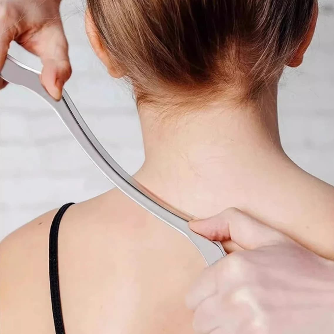 Adults and Toys Fascia Massage Gun Attachment Tool for Large Adsorption Gua Sha Ceramic Soft 304 Stainless Steel Scraping Tissue