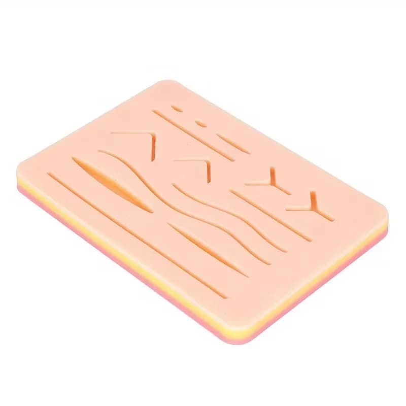 Tampone di sutura in silicone per kit di addestramento alle scienze mediche per la pratica delle cuciture