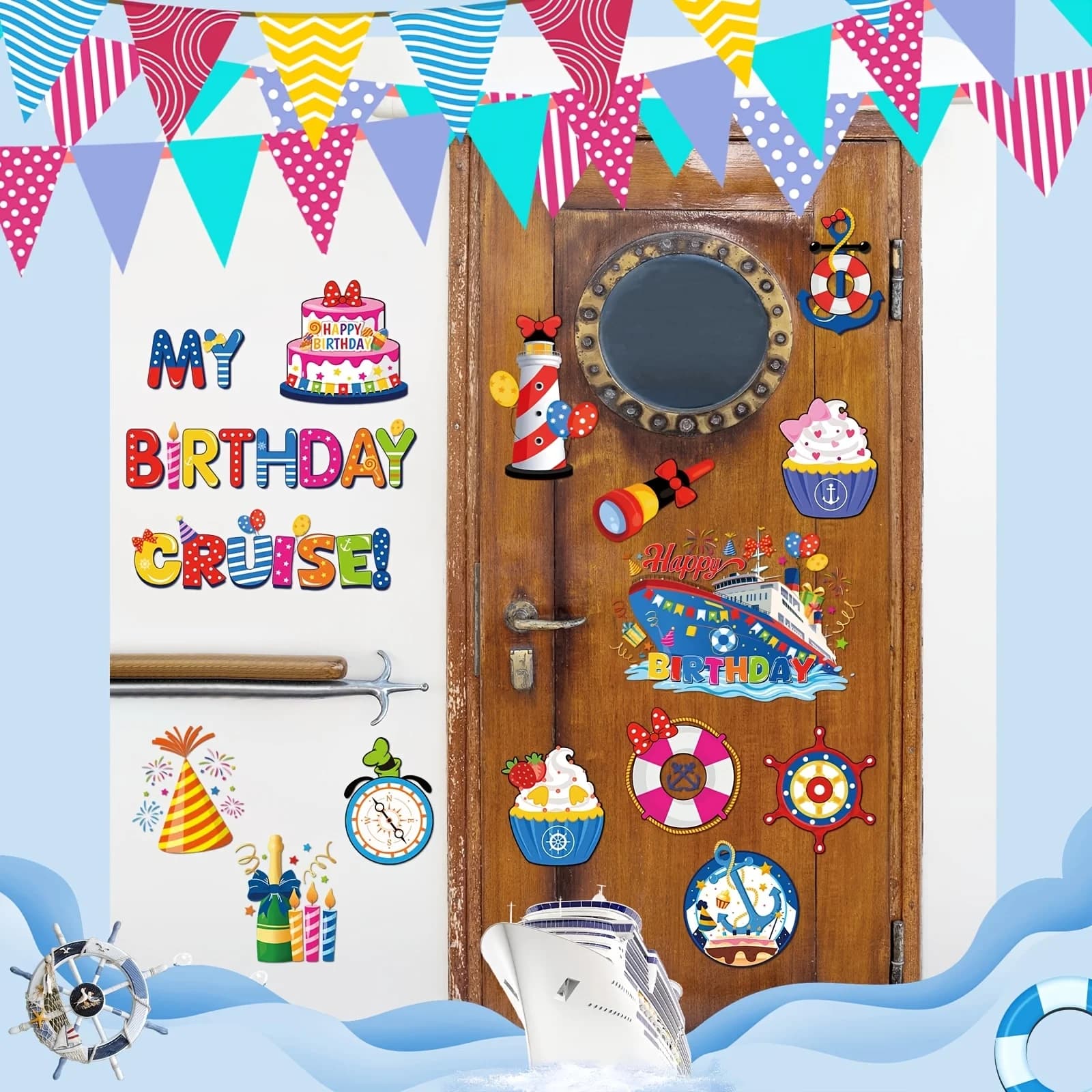 Set di 16 Piastrelle Magnetiche a Forma di Topolino - in PVC, Magnetiche, Ideali per Decorazioni Auto e Frigorifero, Perfette per Carnevale e Feste di Compleanno
