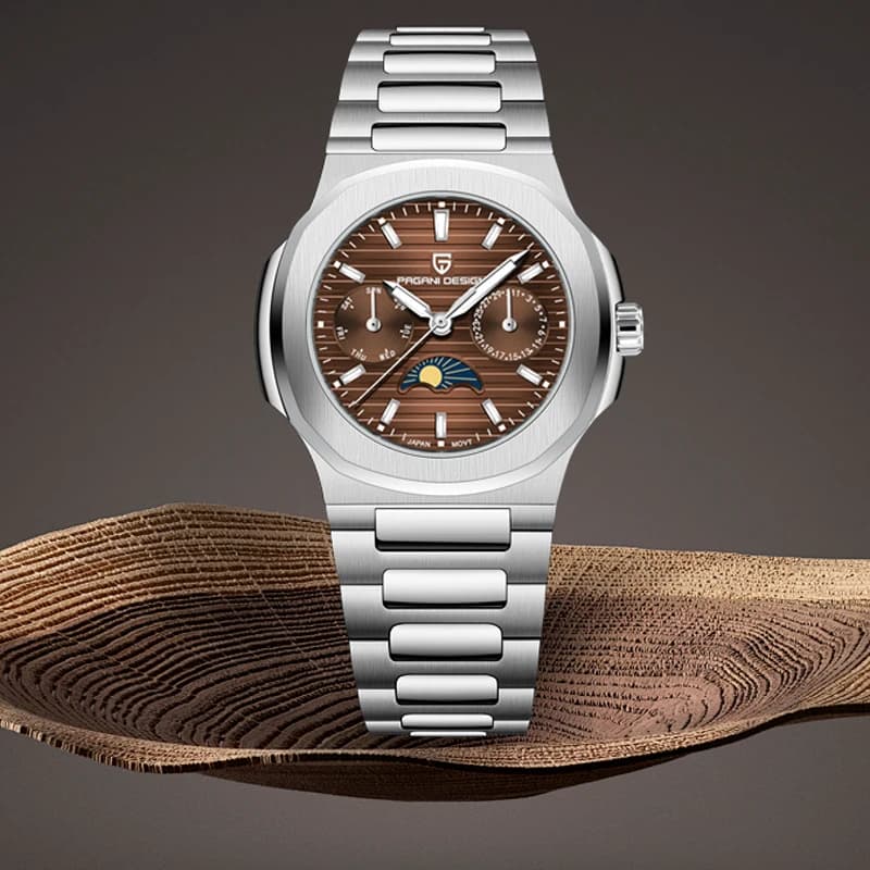 2026 New PAGANI DESIGN men's fashion quartz watch luxury wristwatch with date week for men stainless steel waterproof sports watch