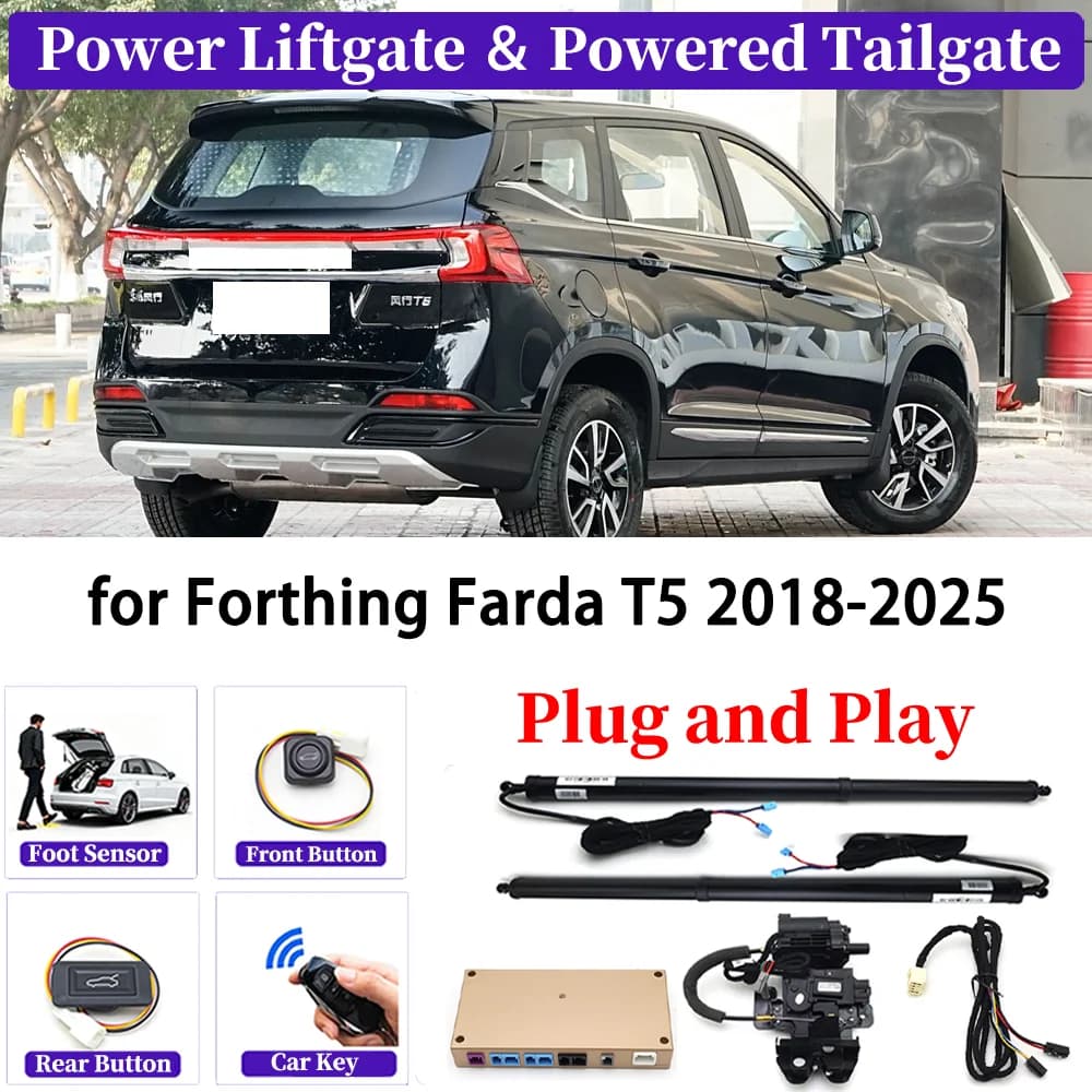 For Forthing Farda T5 2018-2025 OEM Auto Update Electric Door Kit Smart Auto Electric Door System Electric Plug and Play