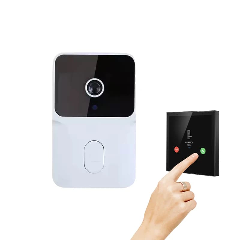 hit product2025 Tuya Smart Home WiFi Doorbell Wireless Video Door Bell Doorbell Visual Night Vision Villa Wired Doorbell Camera