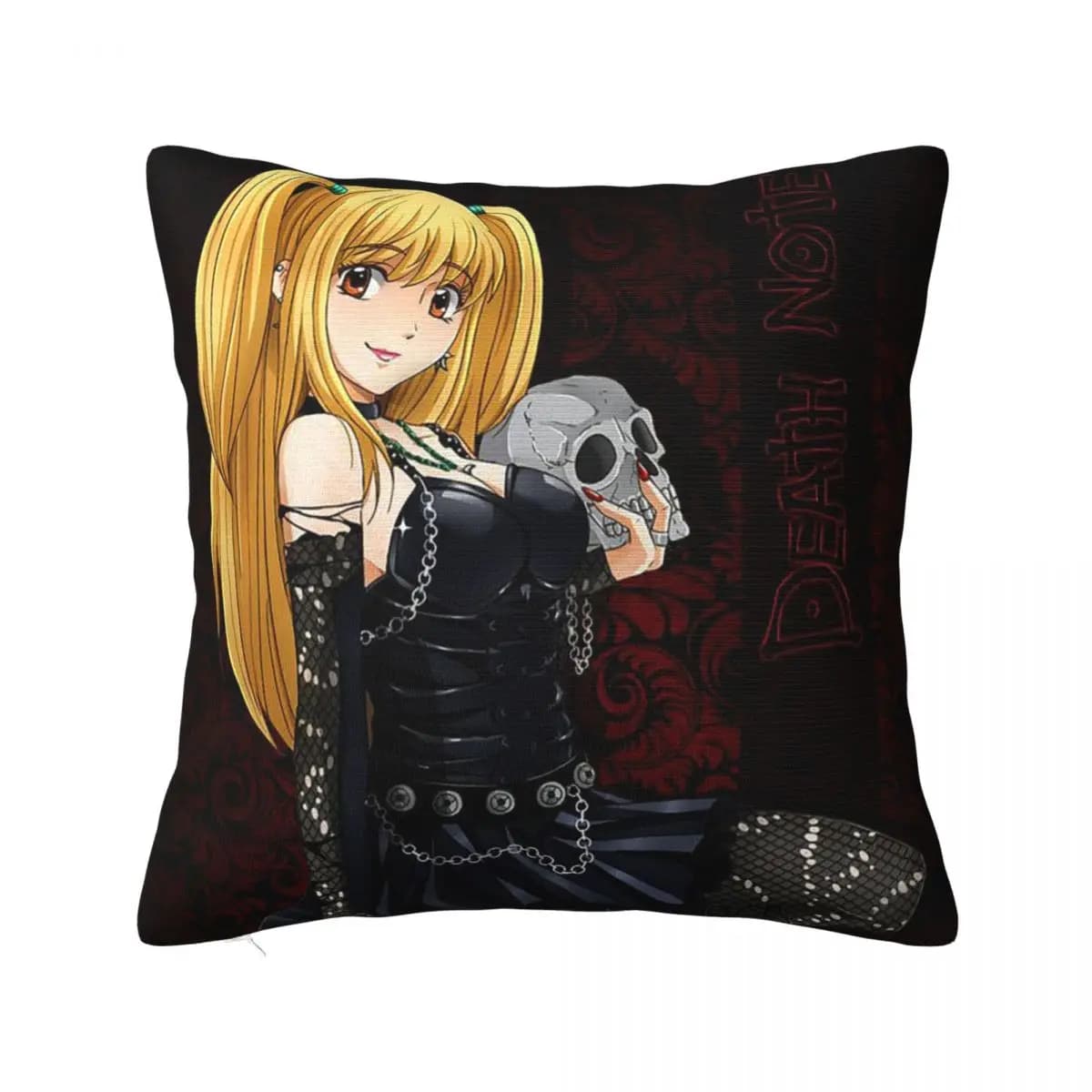 Death Note Square Pillow Covers Polyester Bed Car Anime Misa Amane Cushion Lining Funny Home Decoration Federa 40 * 40