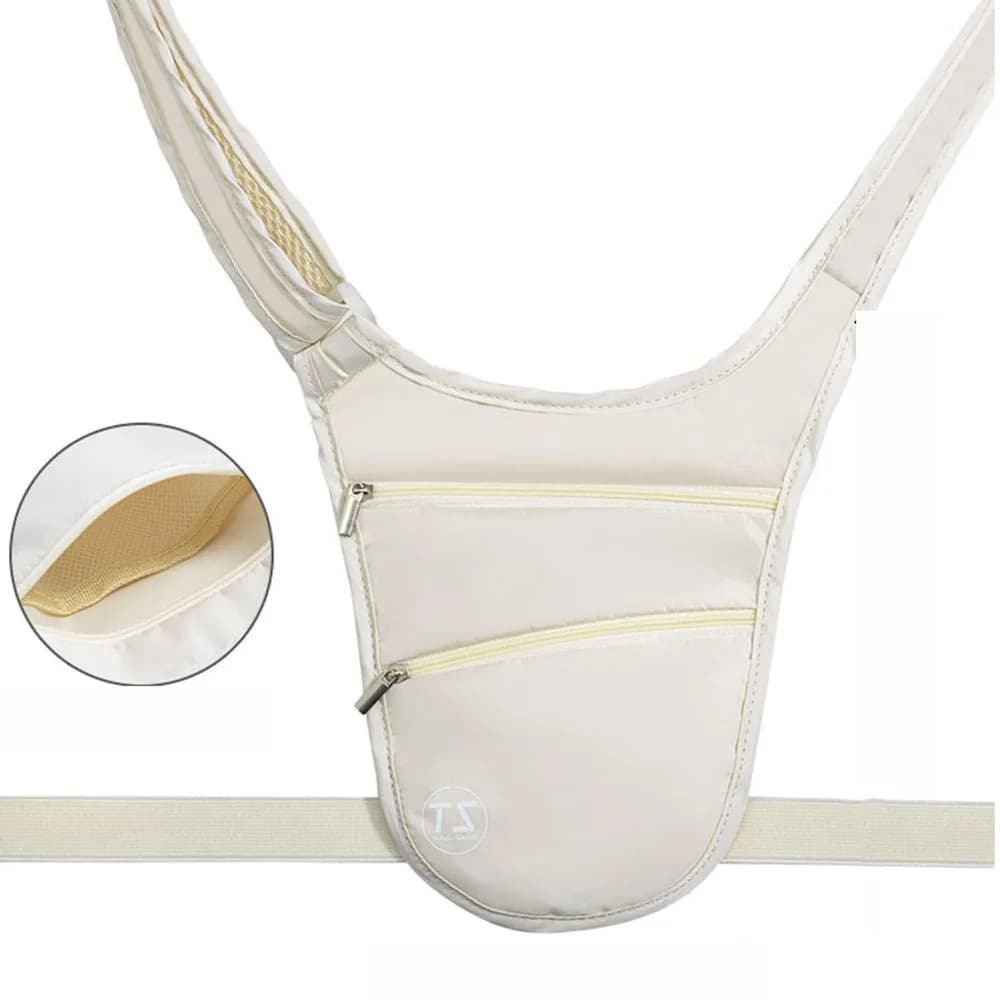 Anti-theft Sports Waist Bag Big Capacity Waterproof Run Waist Pouch Adjustable Strap Lightweight Invisible Belt Bag Cycling