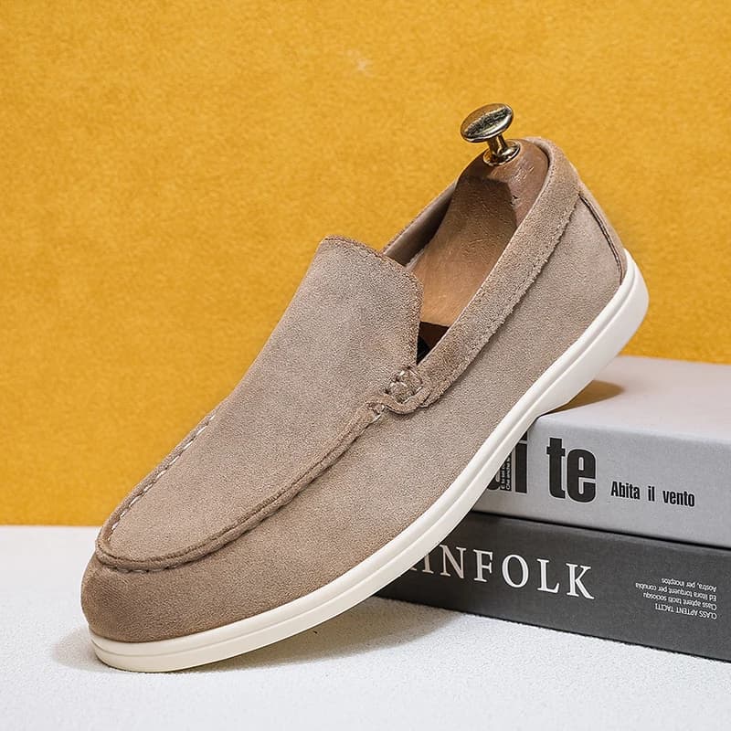 Mocassini casual da uomo, slip-on, scarpe da guida con suola morbida, eleganti e comode, scarpe basse da passeggio per tutti i giorni, calzature maschili.