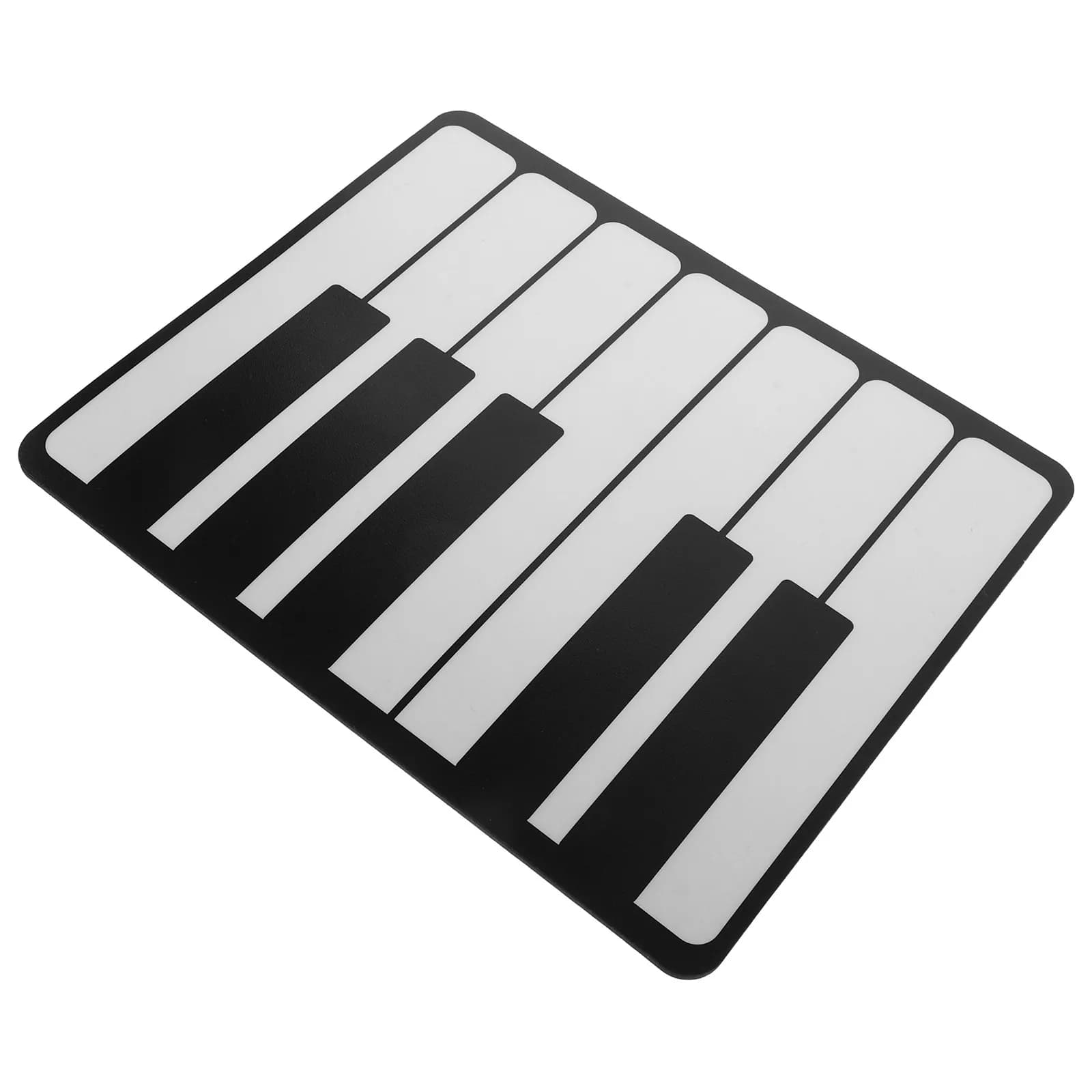 Extended Piano Keyboard Mouse Pad Oversized Music Themed Desk Mat Non-Slip Waterproof Surface for Office Gaming Keyboard and