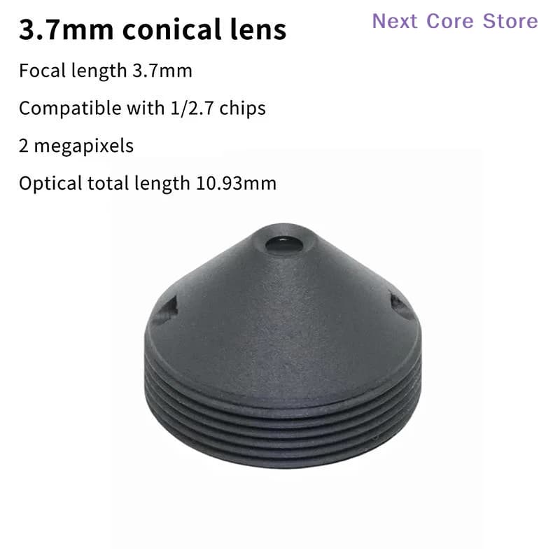 [NC]1 PCS HD 3.7mm CCTV Lens IR Interface 1/2.7"m12 Security Monitoring Video Doorbell For Bank ATMs[NC]