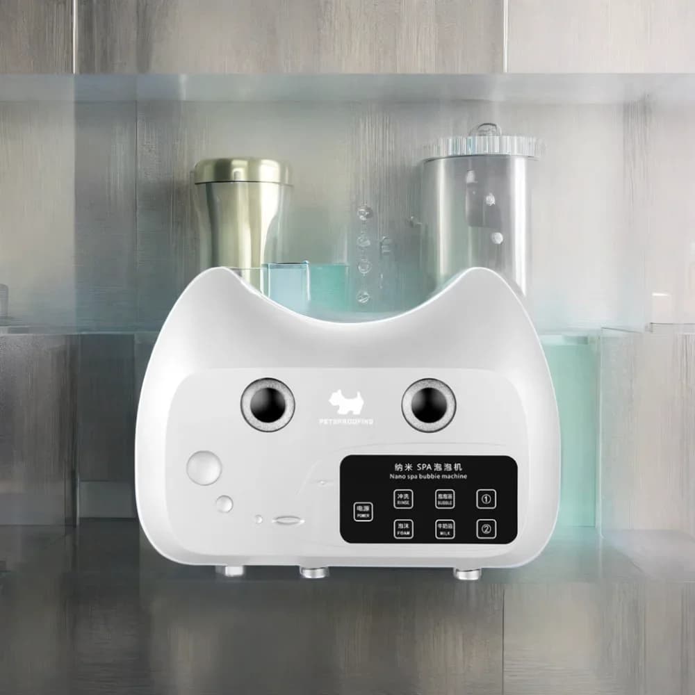 Attrezzatura veterinaria multifunzione Kit clinica per animali domestici Toelettatura sostenibile per cani Bubble SPA Wash Shampoo Machine Cat Dog Milky Nano