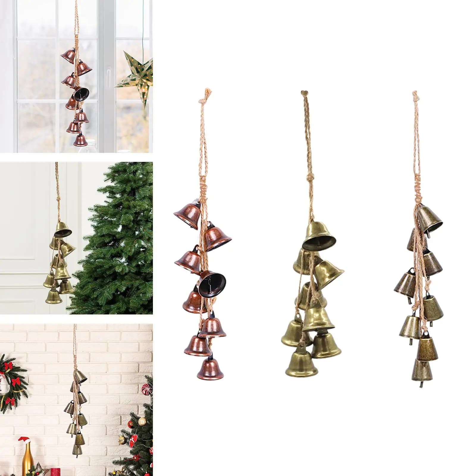 Christmas Hanging Bells Home Fengshui Bell Wind Chimes Making Craft Bells