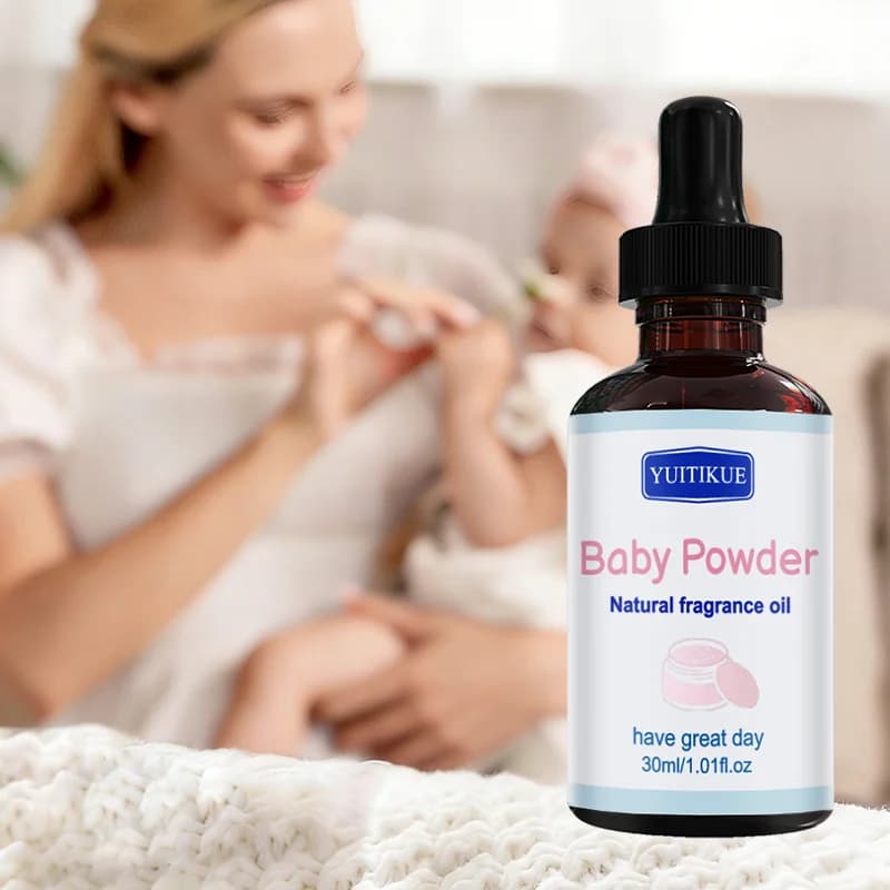 YUITIKUE Baby Powder Scent Fragrance Oil 30ml Natural Aroma Essential Oil For Candle Soap Diffuser DIY Making