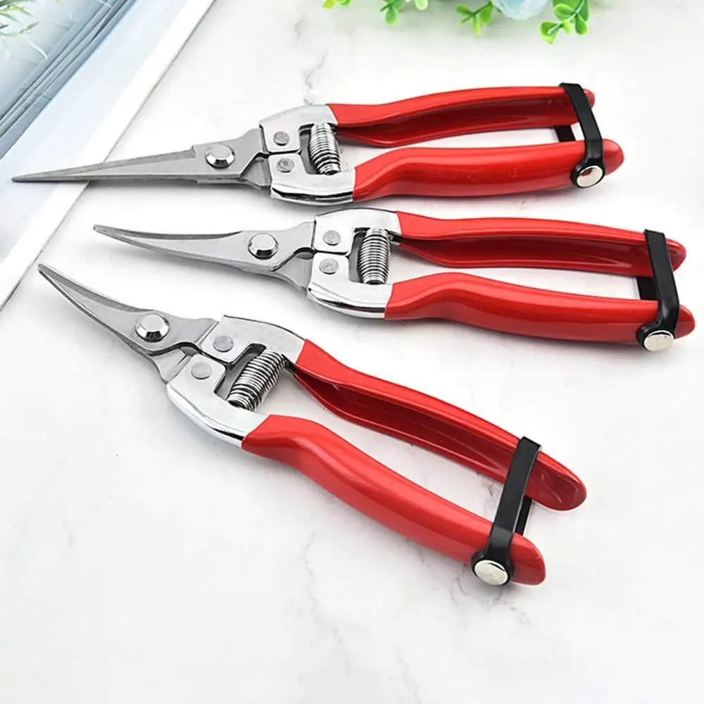 1 pz fioreista forbice strumento albero potatura cesoie giardinaggio potatore a mano forbici da giardino foglia dritta trimmer micro-punta potatura cesoie