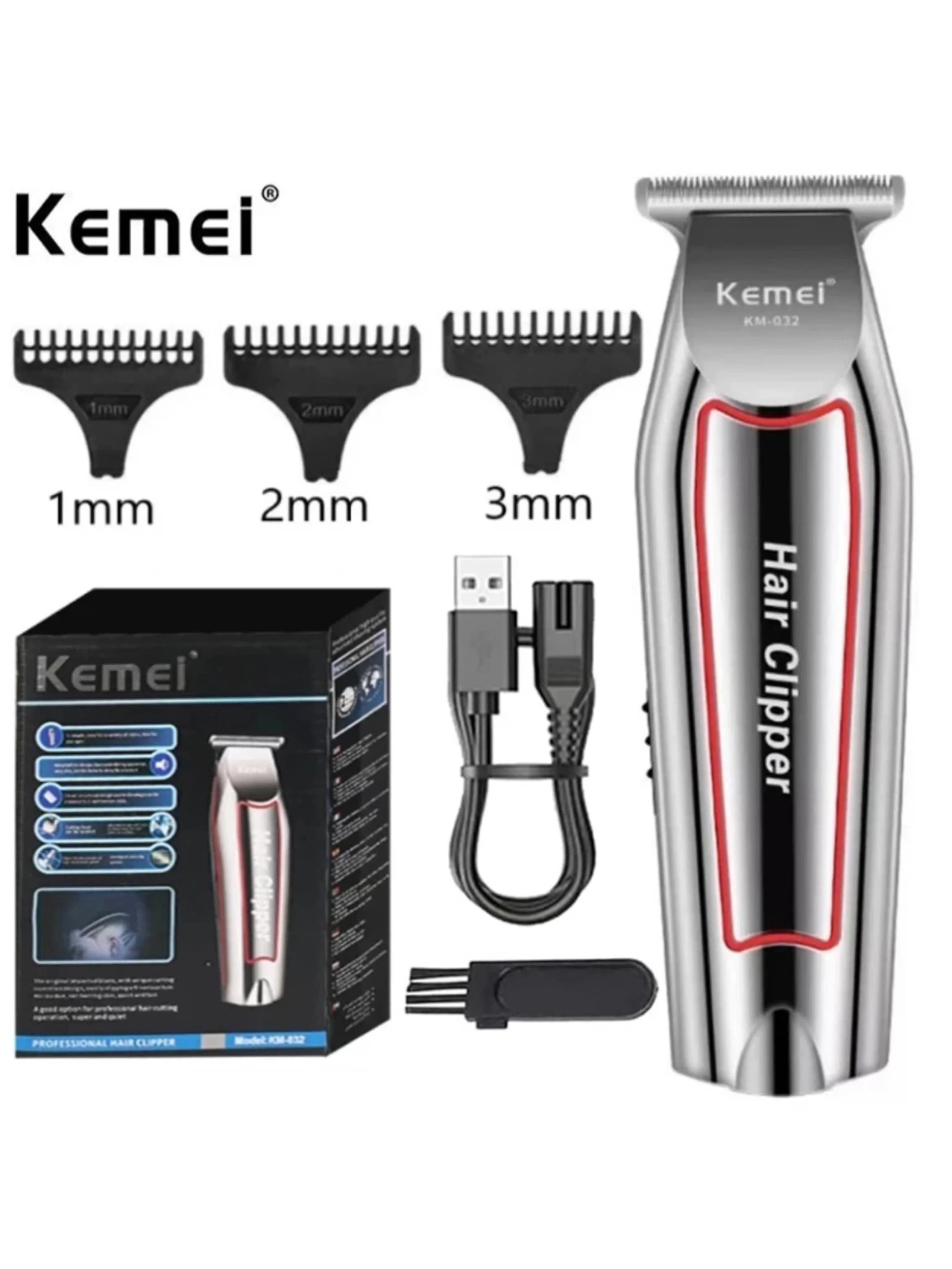 Kemei Professional Haircuts, Electric Adjuster for Men, Hair Cutting Machine, Hair Care Kit KM-032