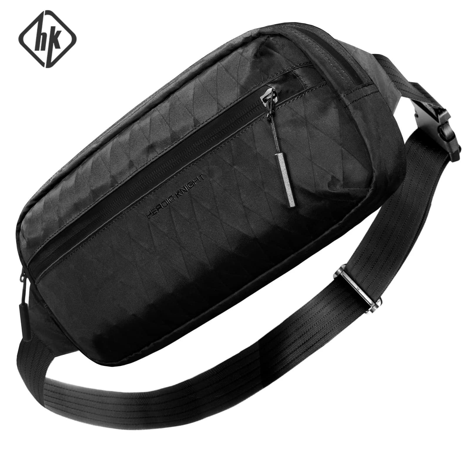 Borsa a Tracolla HK per Uomo in Tessuto X-Pac, Borsa a Tracolla Piccola, Borsa da Petto Impermeabile, Marsupio Ultraleggero, Porta Telefono