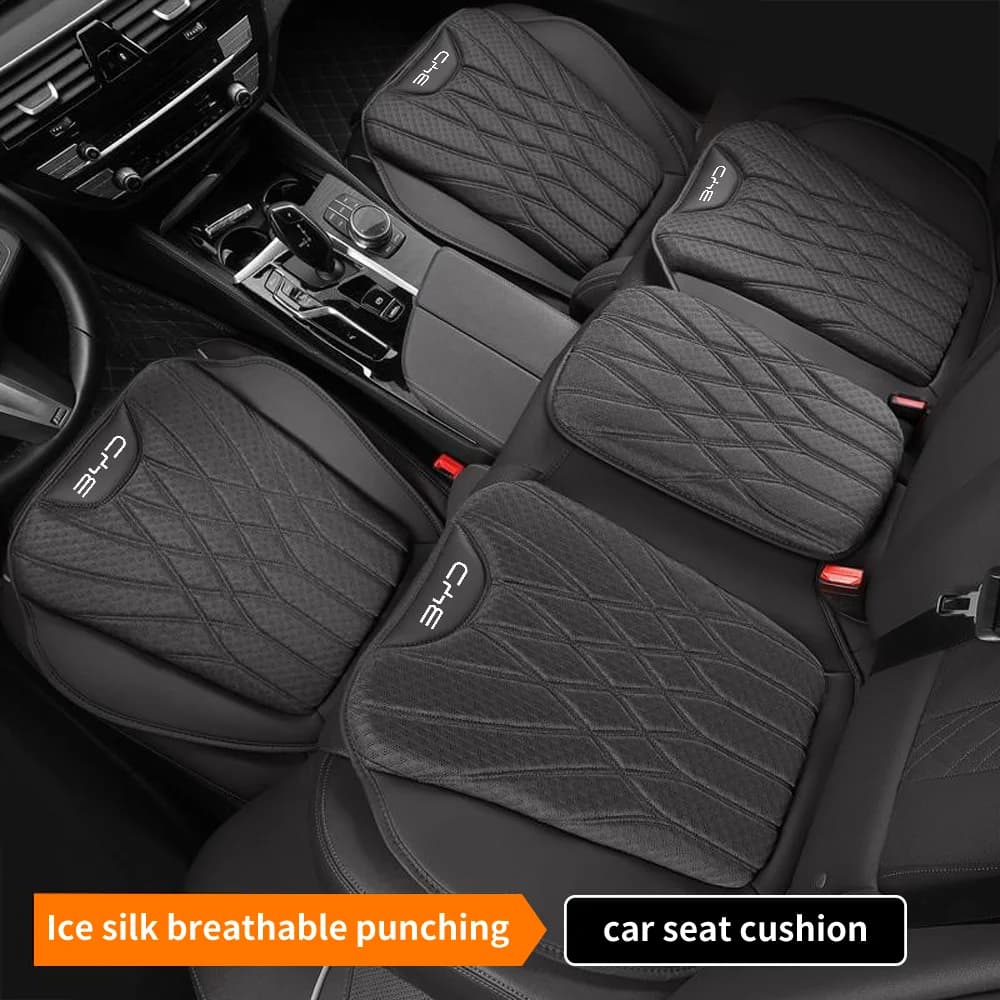 New Car Seat Cover Universal Ice Silk Seat Rear Cushion Car Seat Pad for BYD Seal U Atto3 Atto2 Dophn Seagull S6 S7 Tang X Dream