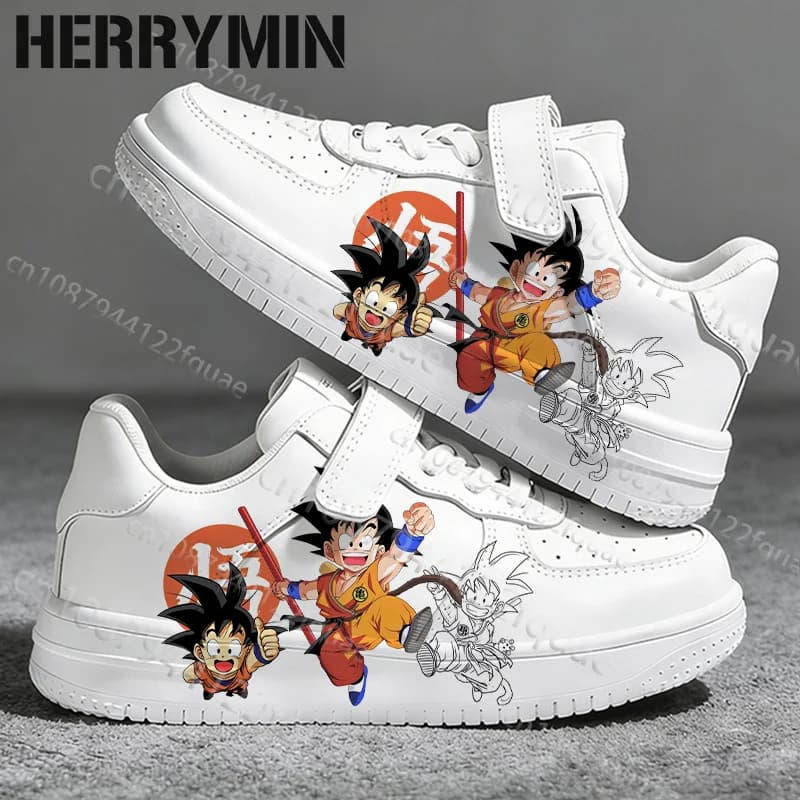 Personality Goku Kids Durable Hiking Boots Comfortable Non Slip Series Shoes for Boys Girls Simple Trendy Walking Sneaker