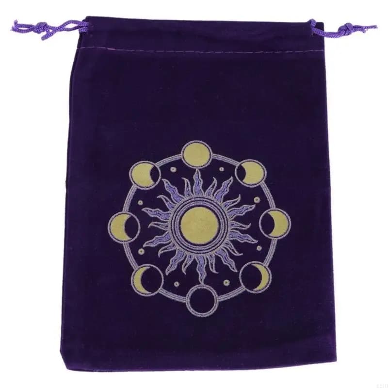 Tarot Drawstrings Bag Jewelry Pouches Organizers for Tarot & Oracles Card