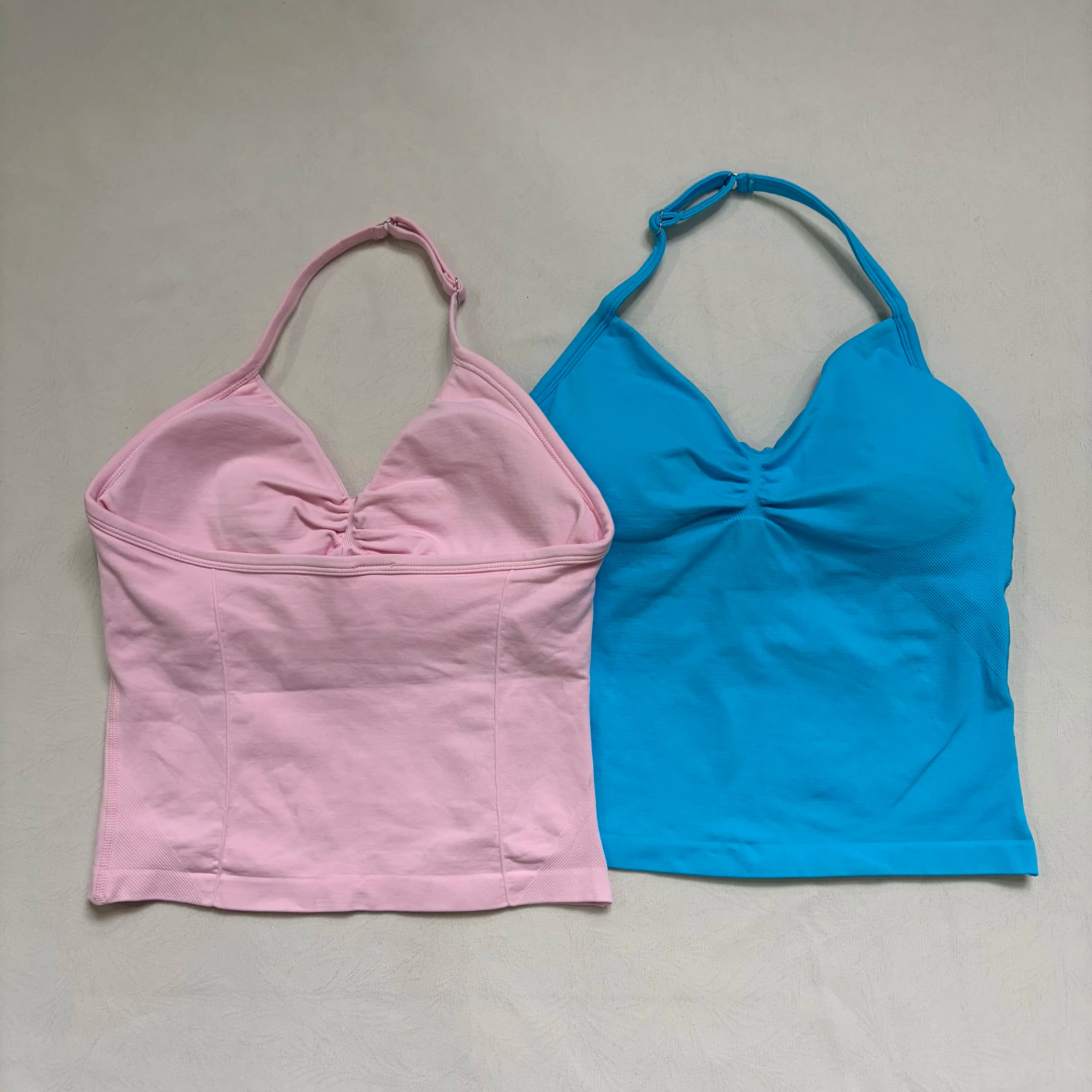 Set Yoga da Donna LOGO Impact Sportswear, Tuta da Palestra e Fitness, Top Sportivo e Leggings, Abbigliamento Comodo e Traspirante per Allenamento
