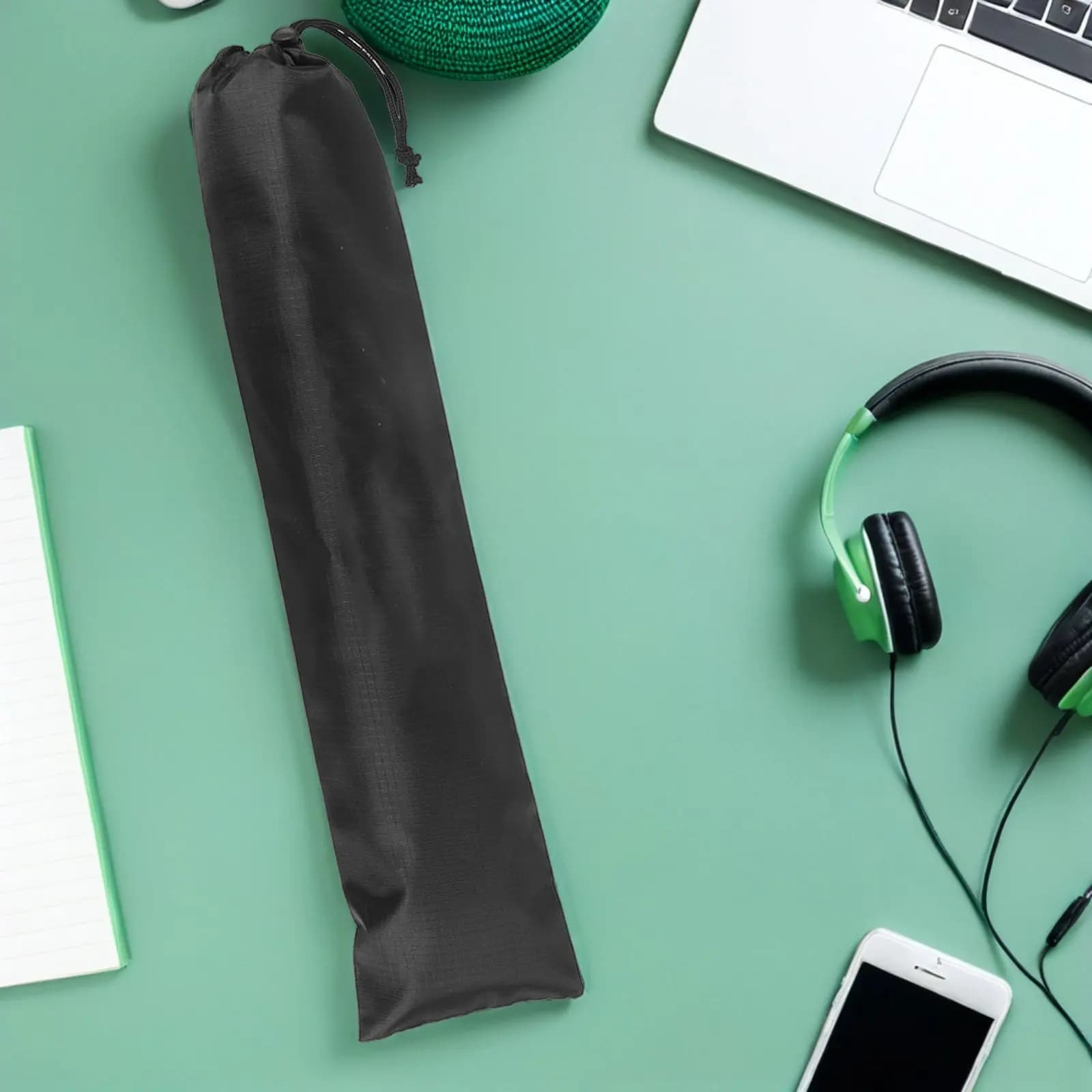 Outdoor tent pole holder bag, wear-resistant, curtain rod case, camping rod bag, trekking and fishing, portable organizer
