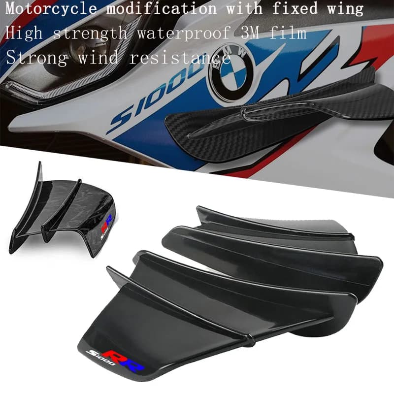 Moto Winglet Kit Ala Aerodinamica Spoiler Misura Per S1000RR S1000R S 1000 RR/R 1000R 1000RR Accessorio Deflettore Aria