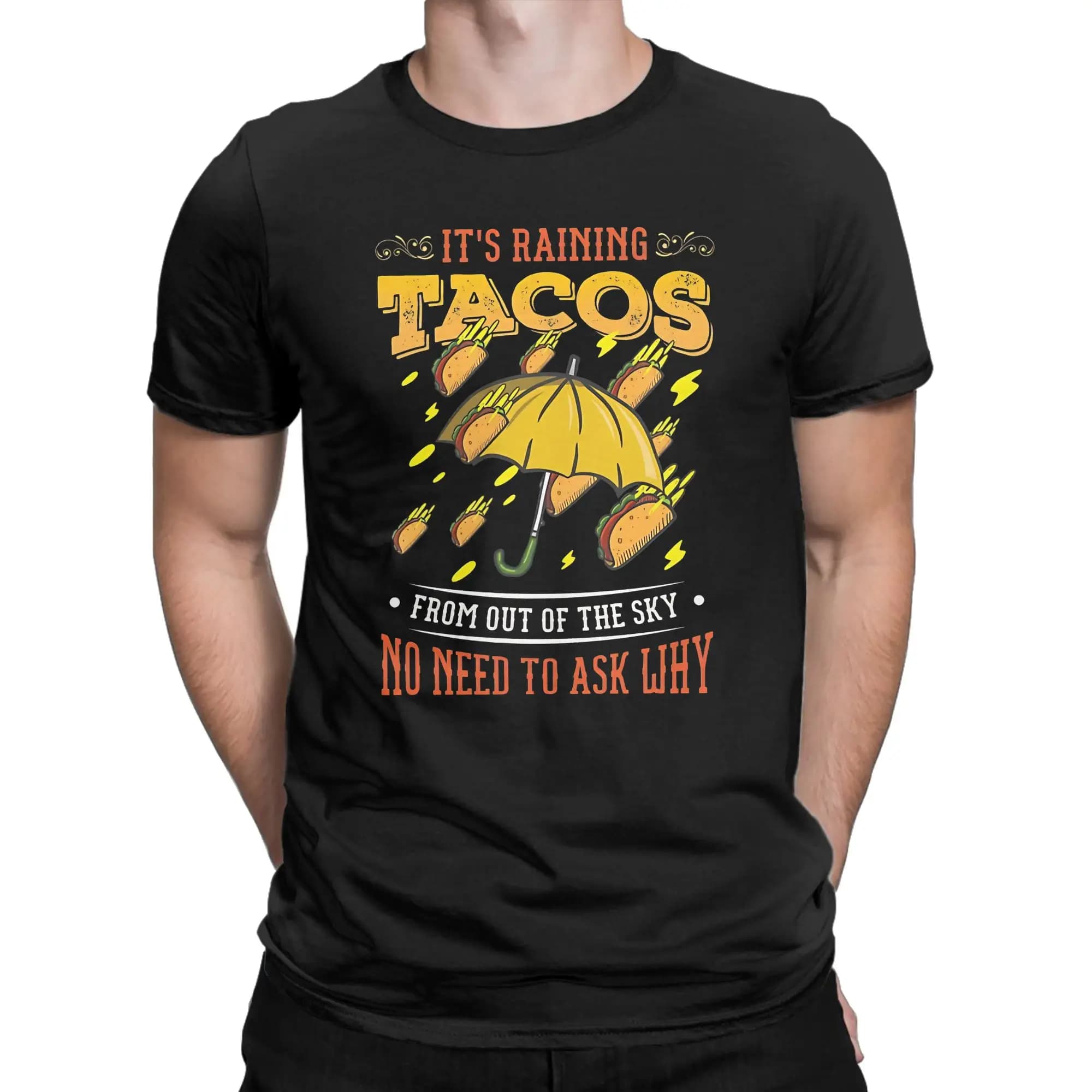 It's Raining For Life Tuesday Holiday Gift Novelty Graphic T-shirt in cotone 100% Cinco De Mayo Top T-shirt per uomo