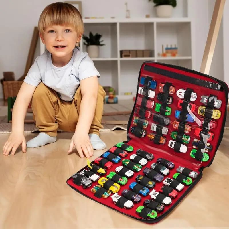 Borsa portaoggetti portatile per auto giocattolo, borsa portaoggetti per auto giocattolo per bambini, porta contenitore portatile