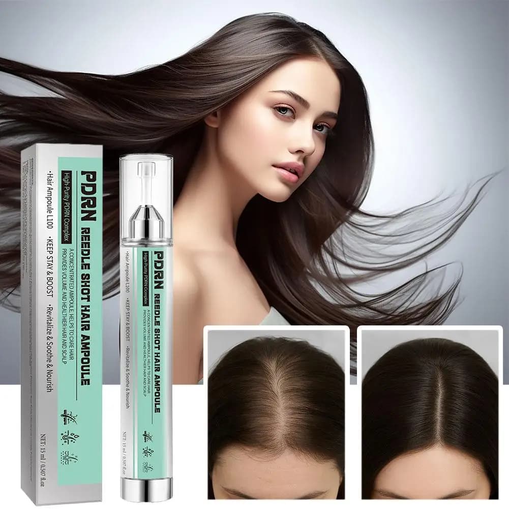 1/2/3 Pezzi Ampolla per Capelli PDRN Reedle Shot con Cheratina e Biotina, Idrata e Ripara Profondamente i Capelli, Aumenta l'Idratazione del Cuoio Capelluto