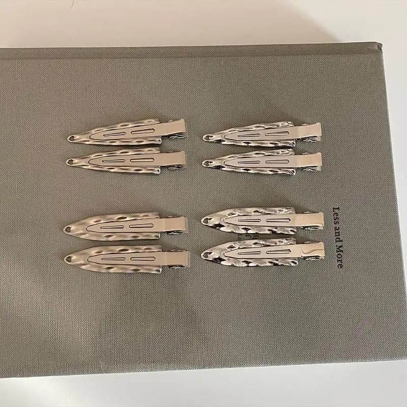 Trendy Hair Clips Metal Bangs Side Barrettes In Style No Crease Duckbill Barrettes Hair Clips For Girls Hair Accessories