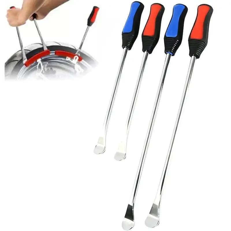 Kit di 3 Leve in Ferro per Pneumatici Moto con Protezione Antigraffio per Cerchioni, per Cambio Rapido e Sicuro dei Pneumatici a Casa