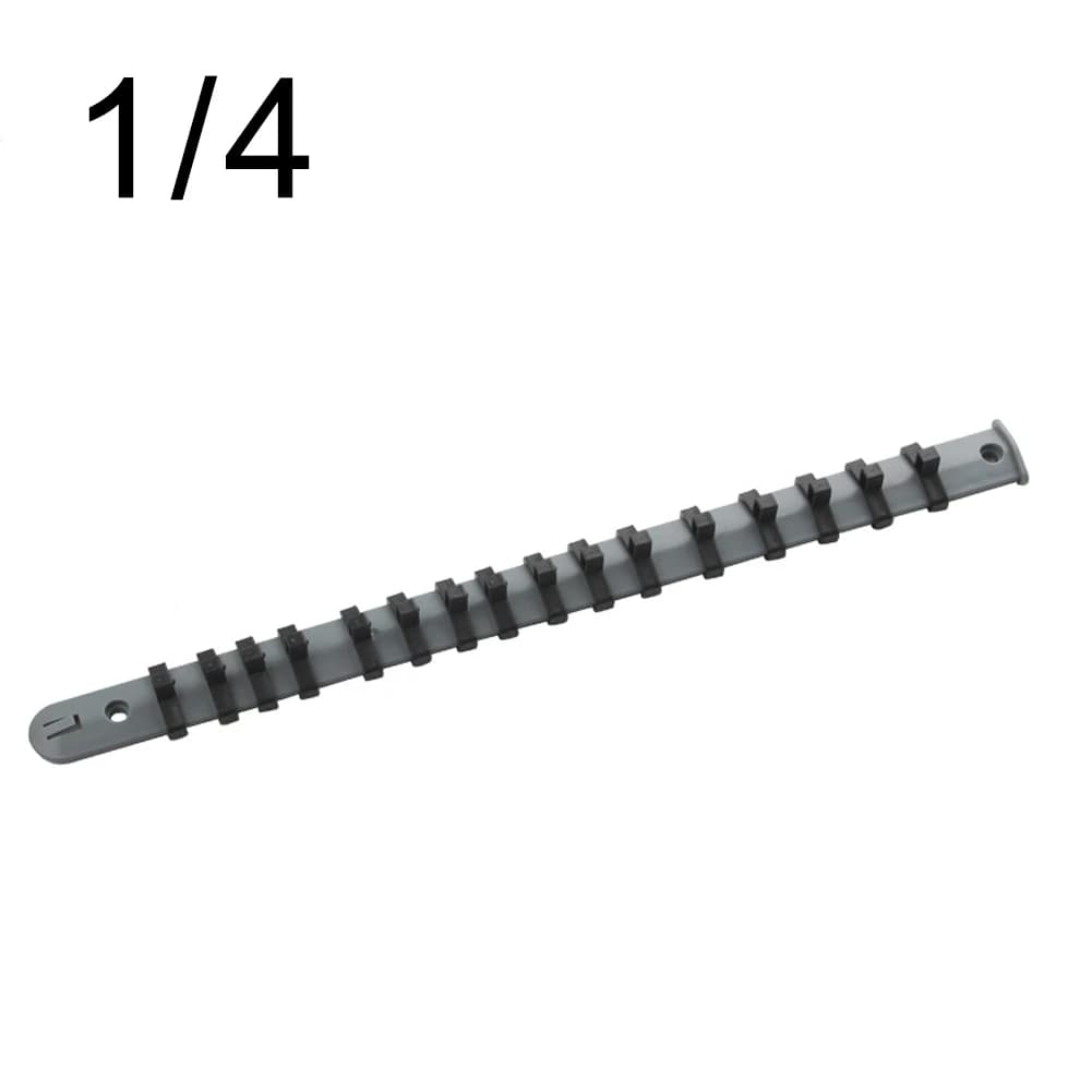 1 pz 350mm presa rack di stoccaggio presa organizzatore vassoio presa binario 1/4in 3/8in 1/2in presa rack supporto utensili manuali