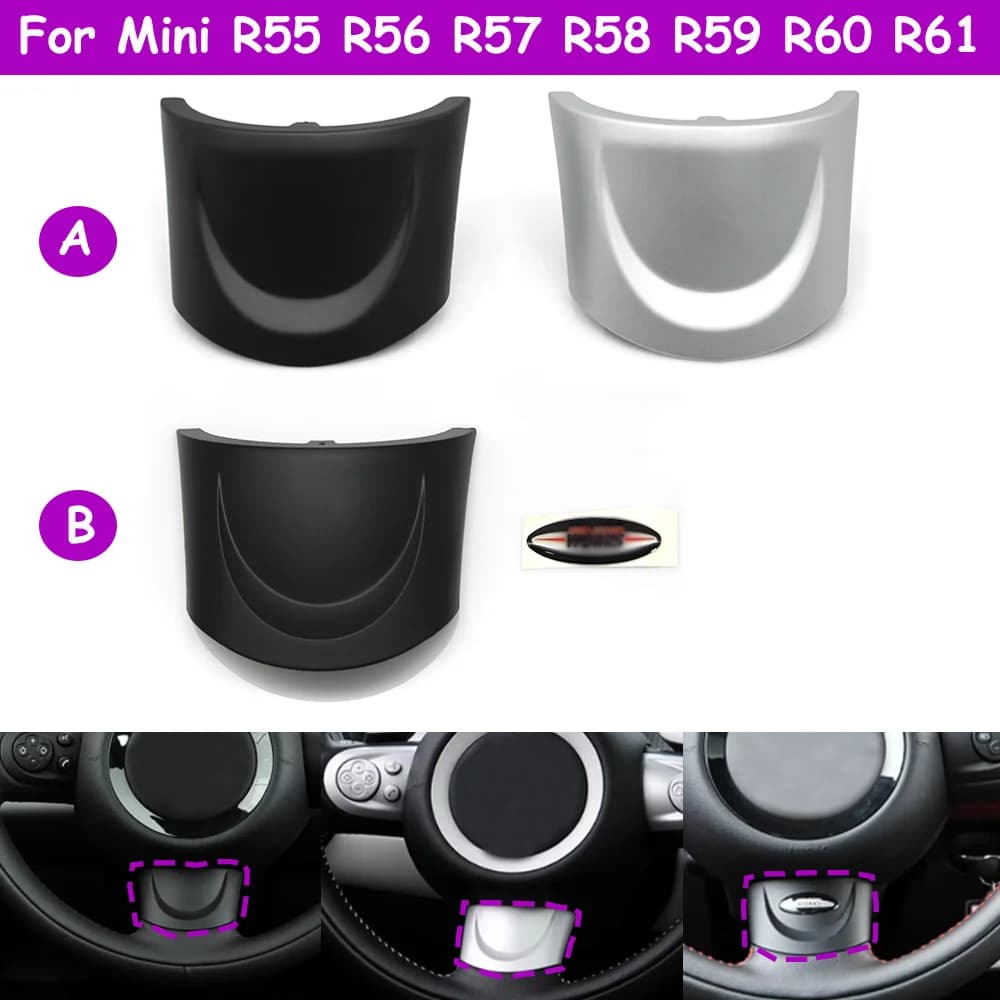 32306863535 LHD RHD R55 R56 R57 R58 R59 R60 R61 Volante Dell'automobile Trim Copertura Inferiore Per Mini 2007-2015 32306863536 32306773643