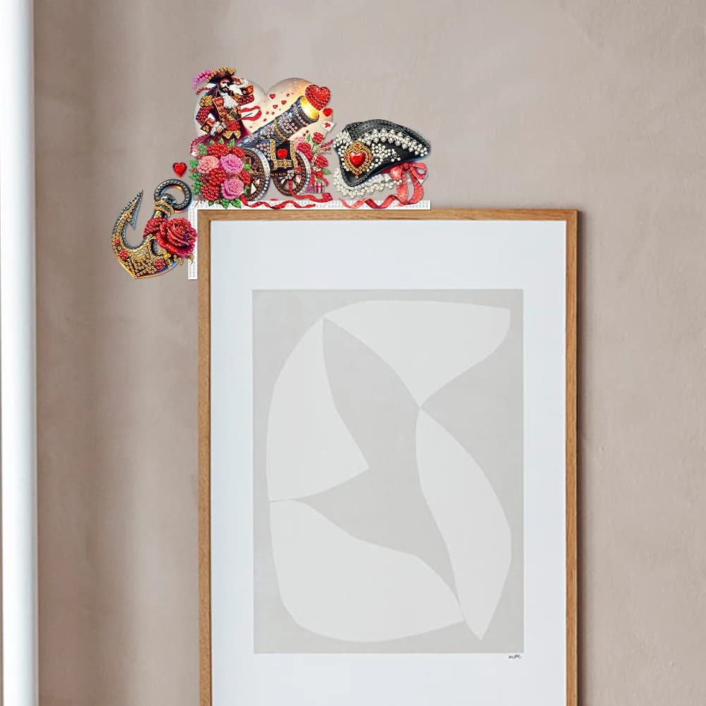 Decorazioni Festive 2D Fatte a Mano, Kit di Pittura Diamante 5D, Decorazioni per Cornici di Porte per Arredamento Casa