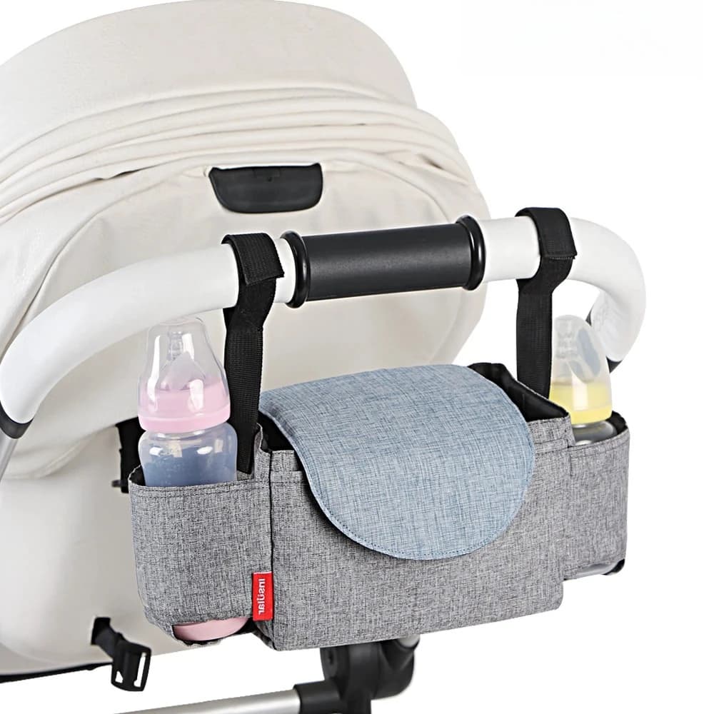Borsa Termica per Pannolini, Borsa Porta Biberon, Borsa Portaoggetti per Neonati, Accessori per Passeggino, Cura del Bambino