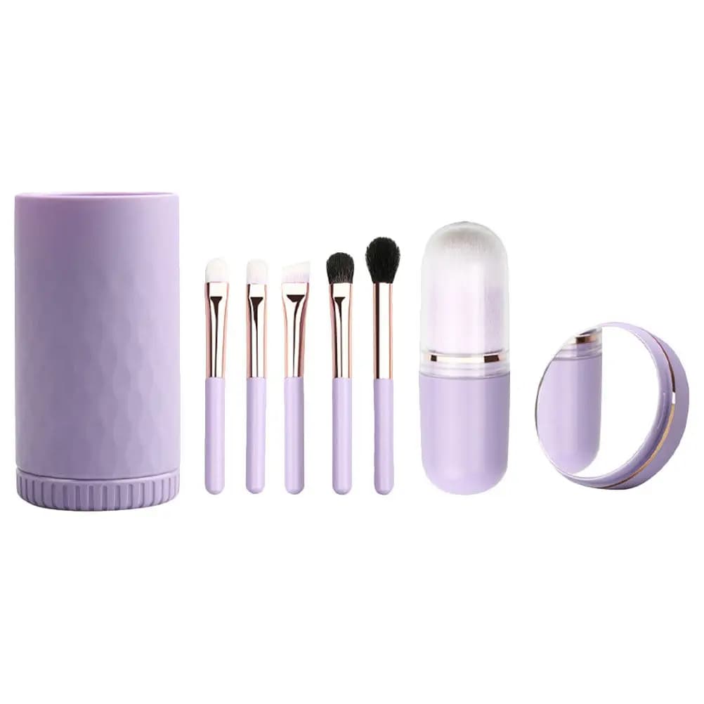 1 set di pennelli per cosmetici, strumenti per il trucco di livello professionale, setole morbide, manico resistente all'usura, ideale per la casa, viaggi, lavoro, donne