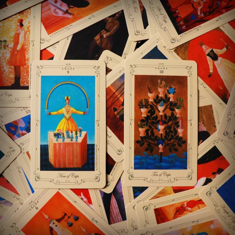 Carte dei tarocchi inglesi per divinazione Uso personale Poker Dimensioni occulto Stella Tarocchi Rider Oracle Deck Vendita calda Giochi da tavolo romantici
