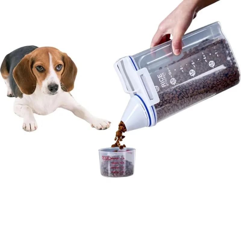 Contenitori Ecologici in Plastica per Alimenti per Animali Domestici, Essenziali per Cani