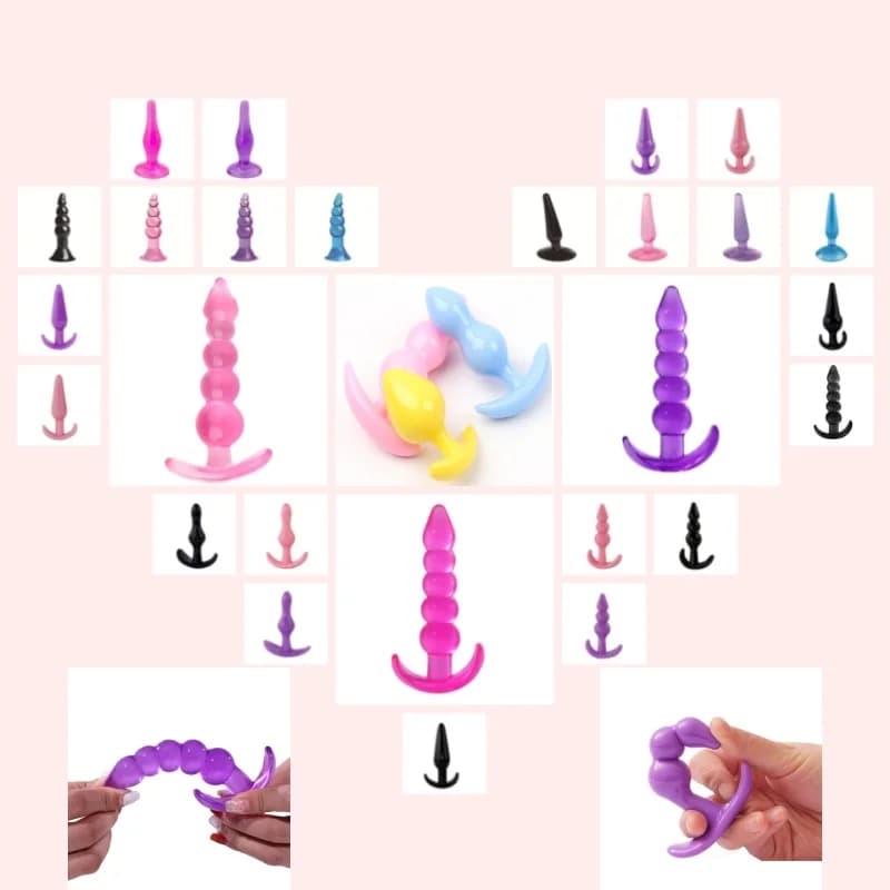 Solo adulti perline anali in Silicone Plug Intimates accessori Fetish Bdsm Buttplug coda giocattoli del sesso giochi dilatatore ano gadget erotici
